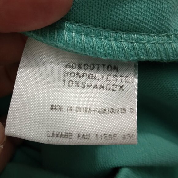 Crazy Train | Green Stretch Jean Style Mini Skirt | Size 2XL - Picture 6 of 7